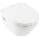 Villeroy & Boch Комплект за WC, Architectura, 370 х 530 х 330mm, тоалетна чиния 5684R001 Direct Flush + седалка и капак със забавено падане 98M9C101, alpin white (5684HR01)
