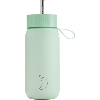Chilly's Bottles Series 2 Термо чаша със сламка, 750 мл, ментов (C750S2SW90RLICH)