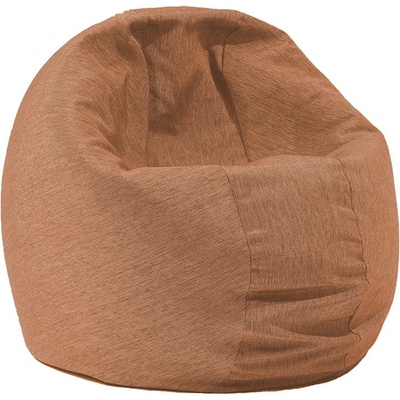 PUFRELAX Пуф, за деца, 210л. , Relaxo - Terracotta Orange, Перящ се калъф, Пълнеж от Полистиролни, Гама Premium (PUF-G-R-PT-TCOR)