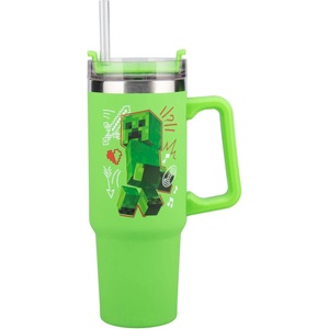 PALADONE Чаша Paladone: Minecraft - Green 900ml Multiway Travel Cup Stra, PP14600MCF (PD-104474) - topmall