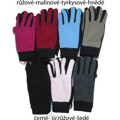 Gloves 2011-094 dámské flaušové prstové rukavice