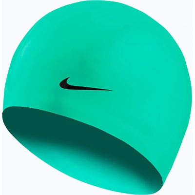 Nike Детска шапка за плуване Nike Solid Silicone green shock