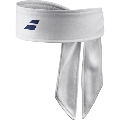 Babolat Tie headband White/Sodalite Blue