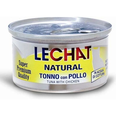 Monge Lechat Natural Tuniak s kuracím mäsom 80 g