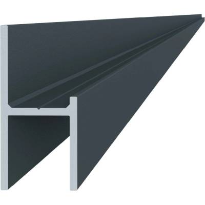 Hliníkový UT profil 20,5x44x6000 mm, s povrchovou úpravou, práškové lakování se strukturou RAL7016