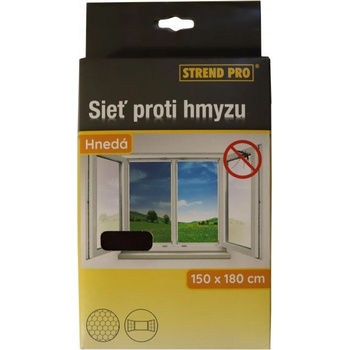 Strend Pro 2210654 sieť proti hmyzu 150x130 cm hnedá PE