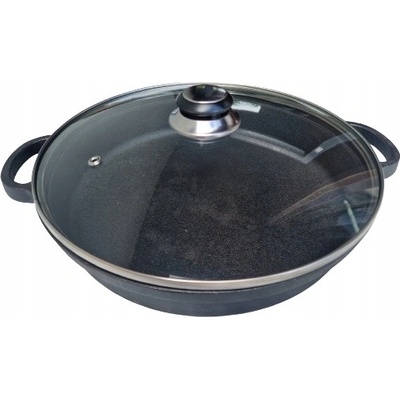 Rossner Grilovací pánev KULATÁ 25 cm litinová