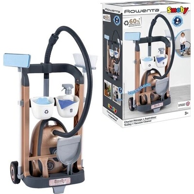 Smoby Rowenta Detský upratovací vozík s vysávačom