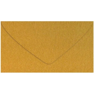UNIPAP dopisní obálka metallic 120g DL 110x220mm - zlatá 5550386 593700