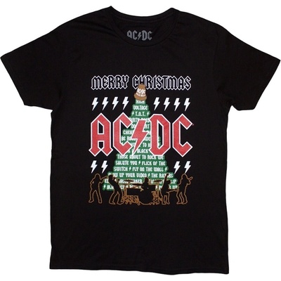AC/DC Merry Christmas Black M Риза (ACDCTS127MB02)