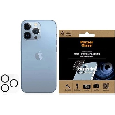 PanzerGlass ochranné sklo fotoaparátu pro Apple iPhone 13 Pro/13 Pro Max, černá 0384