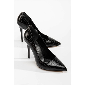 Moda Trend Дамски елегантни обувки с висок ток - Черни #365443 (365443_Черно)