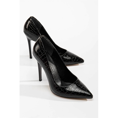Moda Trend Дамски елегантни обувки с висок ток - Черни #365443 (365443_Черно)