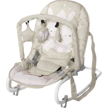 Lorelli Бебешки шезлонг Lorelli - Eliza, Beige Bunnies (10110142509)