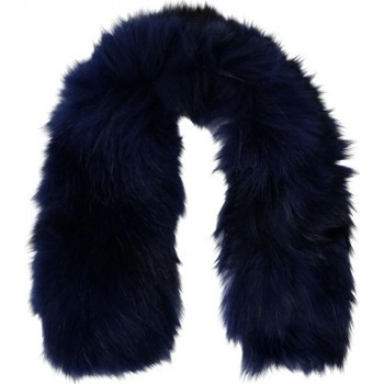 Dámsky golier Phenix Fur Collar Fox modrá