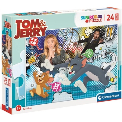 CLEMENTONI Tom a Jerry MAXI 24 dílků