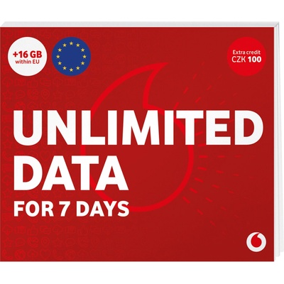 Vodafone Tourist SIM Card Forma SIM: Klasická SIM karta