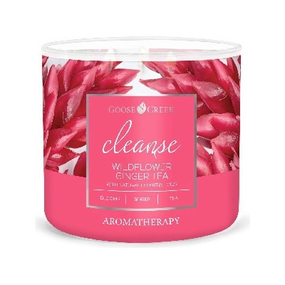 Goose Creek Candle AROMATHERAPY WILDFLOWER Ginger TEA 411 g