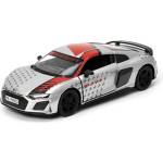 Kinsmart Метална количка Kinsmart Livery Edition - 2020 Audi R8 Coupe, 1: 36, светлосива (55123)