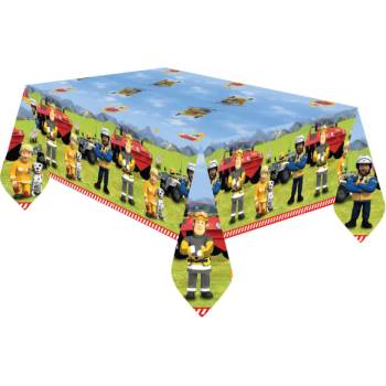 Image 1 of Amscan Хартиена покривка за маса - Пожарникарят Сам