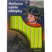 Quick Reflexní cyklo nálepky reflexní neon UNI