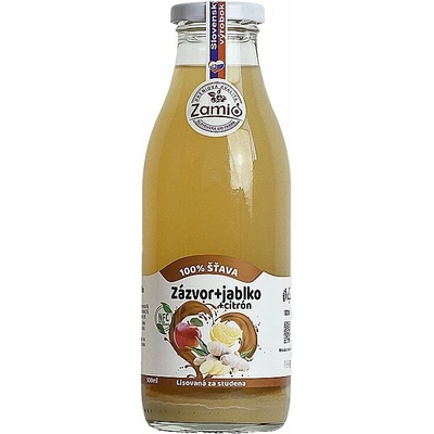 Zamio 100% šťava Zázvor Citrón Jablko 0,5 l