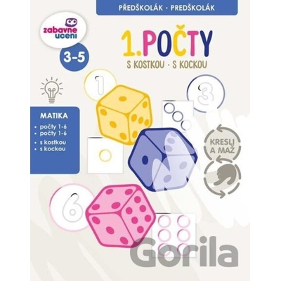 Stierateľný zošit - 1. Počty s kockou