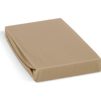 Polášek jersey prostěradlo kapučíno 180x220