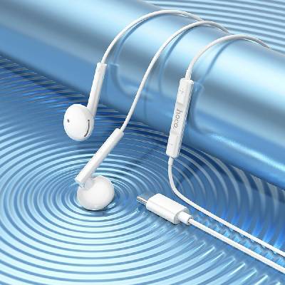 Hoco Wire Earphones Type C With Microphone M95