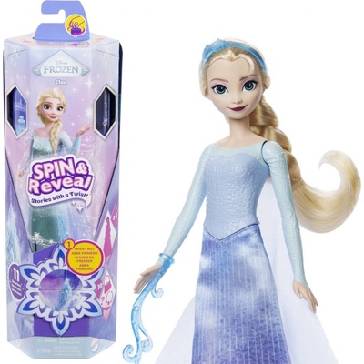 Mattel Disney Princess Spin & Reveal Frozen Elsa – Zboží Mobilmania