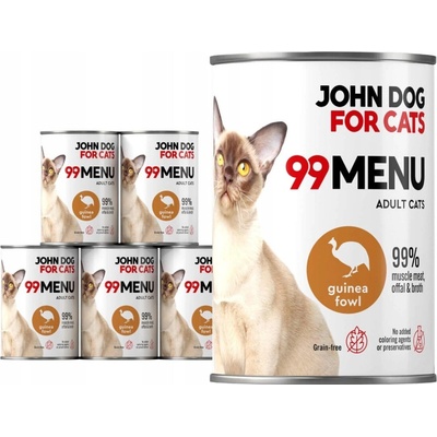 John Dog for Cats 99 menu perlička 6 x 400 g
