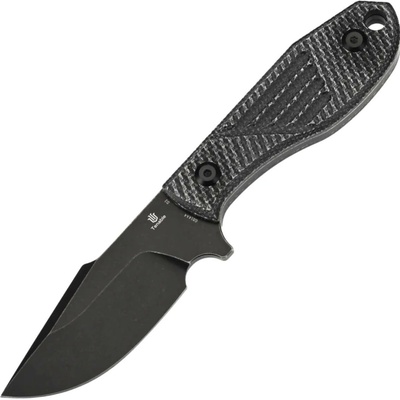 Tenable Knives Tiny Dancer Blackwash D2, Černá Micarta G014A4