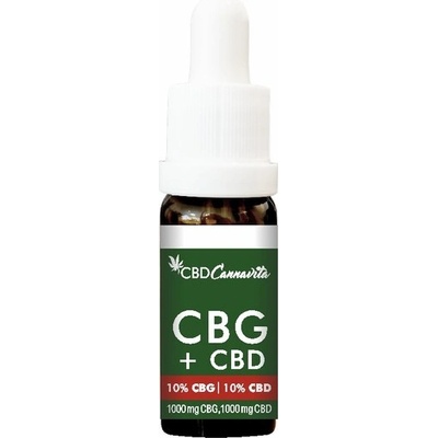 Cannavita CBG 10% + CBD olej 10% Full Spectrum 10 ml