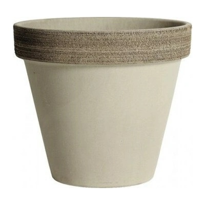 Degrea Keramický črepník 27 cm Standard Vulcano, sivý