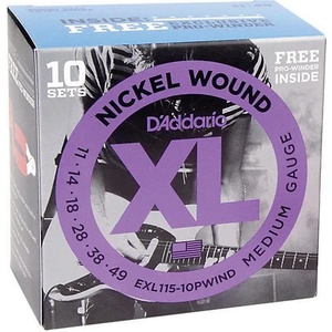 D'Addario EXL115-10P Струни за електрическа китара (EXL115-10P)