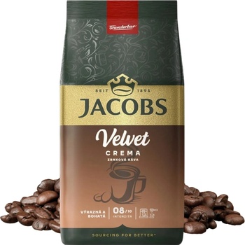 Douwe Egberts Кафе на зърна Jacobs Velvet Crema 500гр