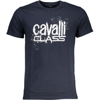 Cavalli class Мъжка тениска с къс ръкав cavalli class, Цвят Синьо (qxt62pjd060_bl04926)