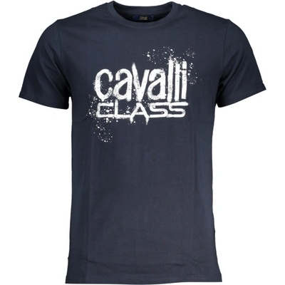 Cavalli class Мъжка тениска с къс ръкав cavalli class, Цвят Синьо (qxt62pjd060_bl04926)