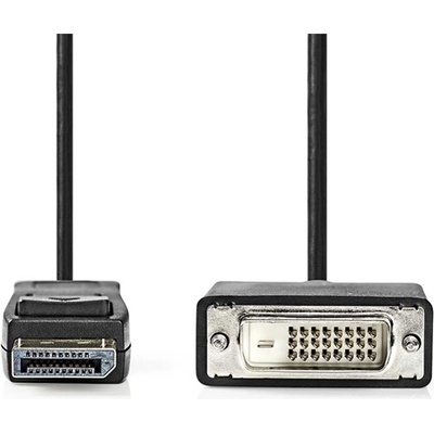 Nedis CCGL37200BK20 Displayport щепсел - DVI-D 24+1-пинов кабел 1080p, 2 м (CCGL37200BK20)