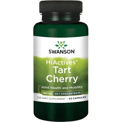 Swanson HiActives Tart Cherry, 465 mg, 60 капсули, Swanson (SWH112)