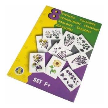 Centropen Šablony A5 Květiny 8 ks