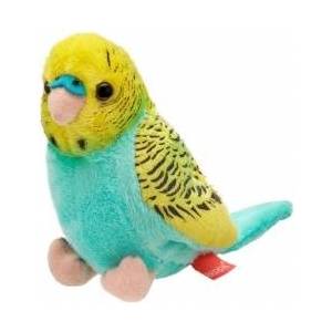BEPPE Mascot Wavy parrot azure yellow 13cm 13955