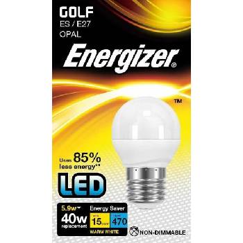 Energizer LED Globe E27 5,9W EQ 40W, teplá bílá