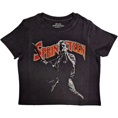 Bruce Springsteen Stage Pose Black XL Дамски Риза (SPRINGCT05LB04)