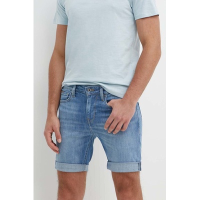 Pepe Jeans Дънков къс панталон Pepe Jeans SLIM SHORT в синьо PM801080MN8 (PM801080MN8)