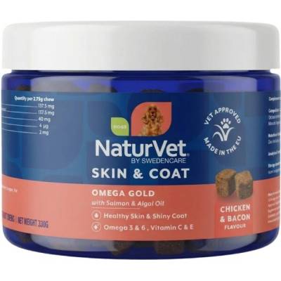 NaturVet SKIN & COAT Omega Gold 120ks