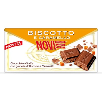 Novi se slaným karamelem Biscotto e Caramello 100 g