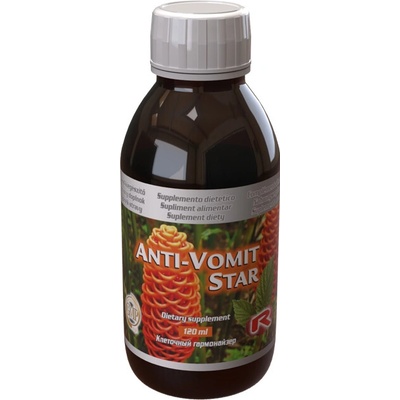 Starlife Anti-Vomit Star sirup pre zníženie pocitu nevoľnosti únavy a vyčerpania 120 ml