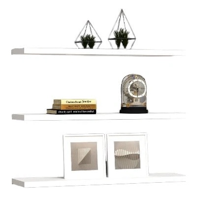 ASIR GROUP Бял рафт в комплект от 3 броя Boss - Kalune Design (835PUQ1658)