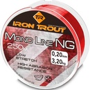 Iron Trout Mono NG Červená 250 m 0,16 mm